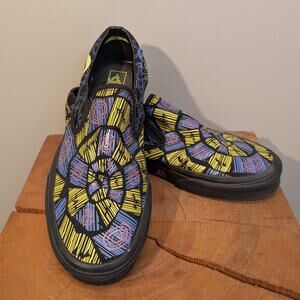 Vans Slide Nightmare Before Christmas OOGIE BOOGIE GlowInTheDark - Size 7/8.5